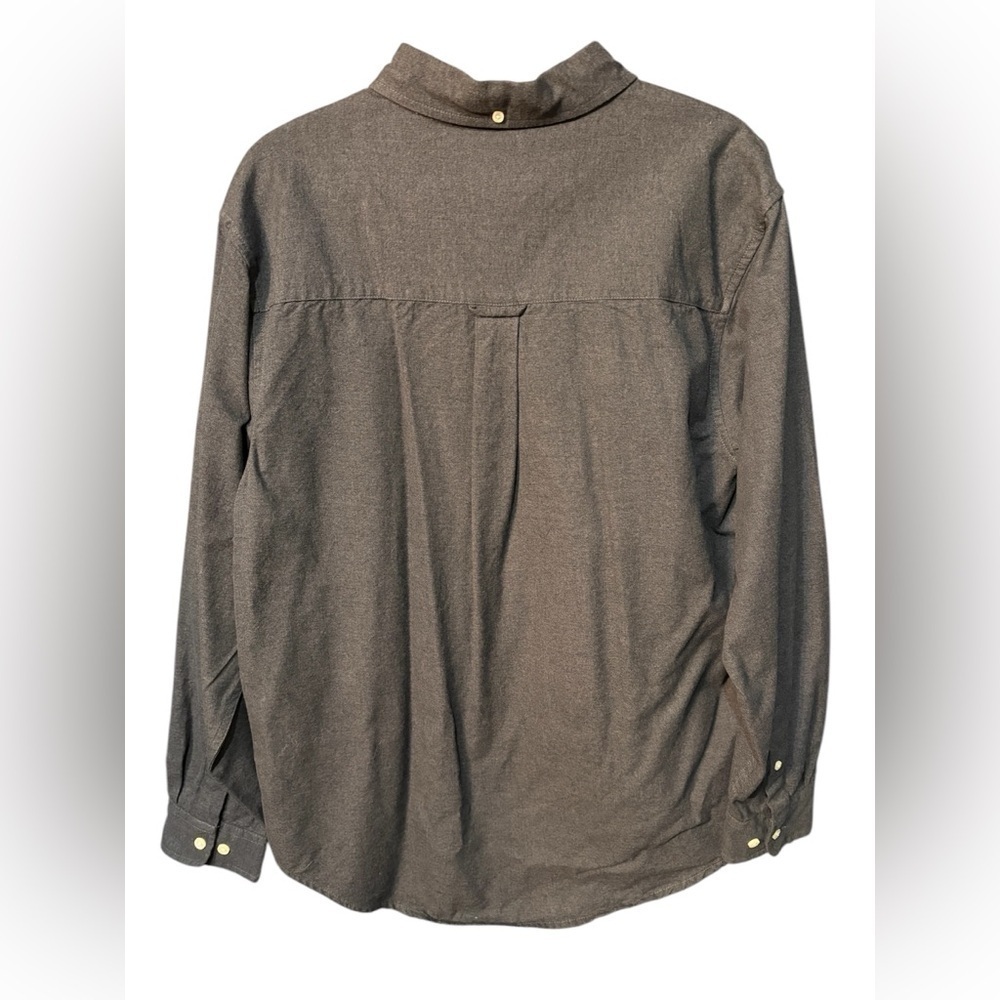 IVY CREW Men's long sleeve shirt size:L color:gray - Picture 3 of 5